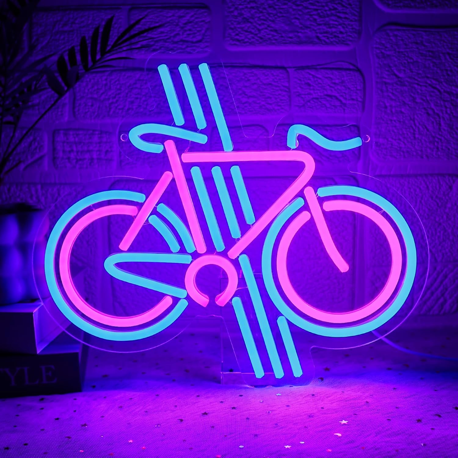 Bike Neon Sign Dimmable Bicycl - đánh giá và giá Home Gym Neon Sign