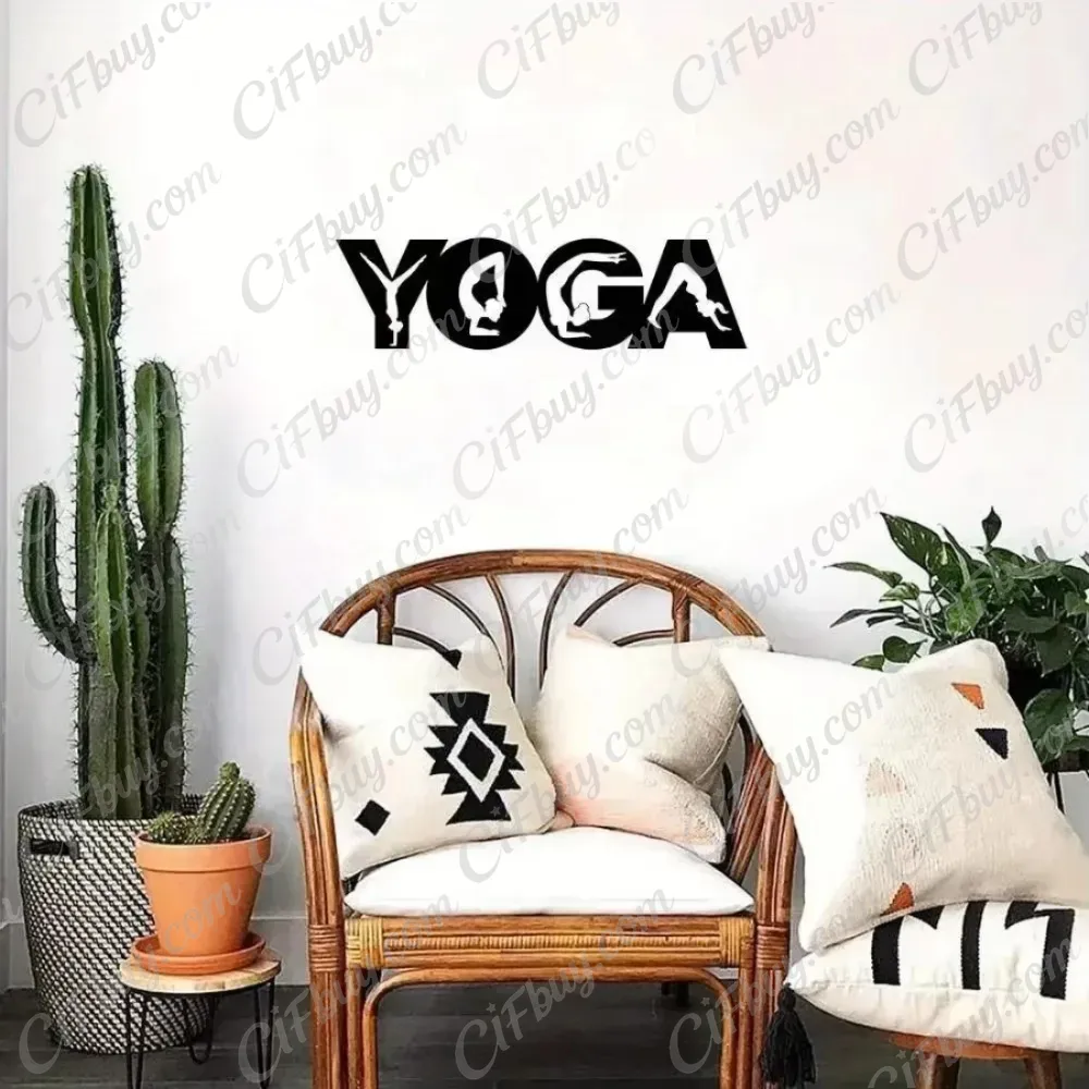 CIFBUY Yoga Poses Metal Wall A - đánh giá và giá Home Gym Yoga