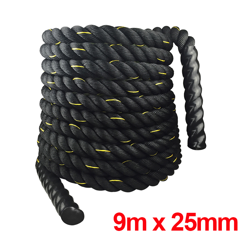 9M/12M/15M Fitness Battle Rope - đánh giá và giá Battle Rope Heavy
